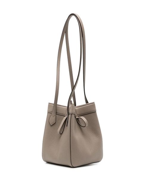 FENDI mini Origami leather shoulder bag - Brown
