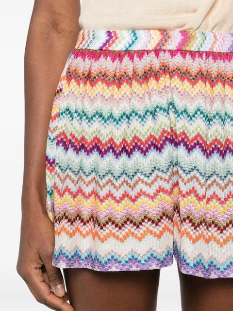 Missoni zig-zag pattern shorts - Neutrals