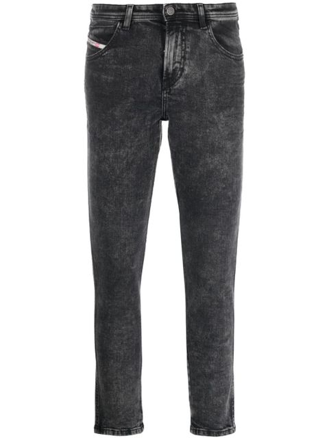 Diesel Babhila mid-rise skinny jeans - Black - zdjęcie produktu nr 1