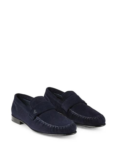 Jimmy Choo Ellis F suede loafers - Blue - zdjęcie produktu nr 2