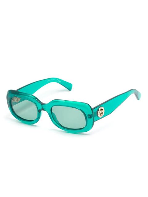 Longchamp rectangle-frame sunglasses - Green - zdjęcie produktu nr 2