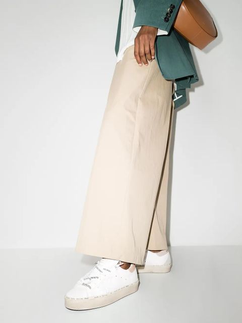 Golden Goose Hi Star leather sneakers - White