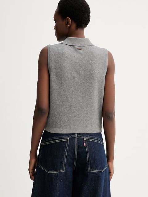 Levi's kamizelka SUPER SOFT MINI RUFFLE VEST - zdjęcie produktu nr 2