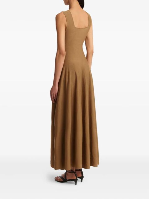 KHAITE Jodie dress - Brown