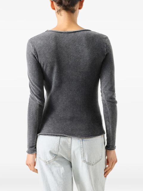 American Vintage Sonoma long-sleeve top - Black