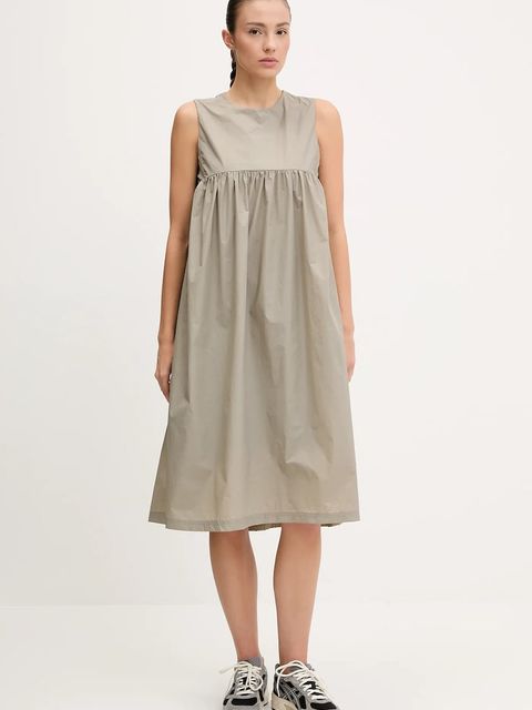 adidas sukienka City Escape kolor zielony mini rozkloszowana JC5122 - zdjęcie produktu nr 1