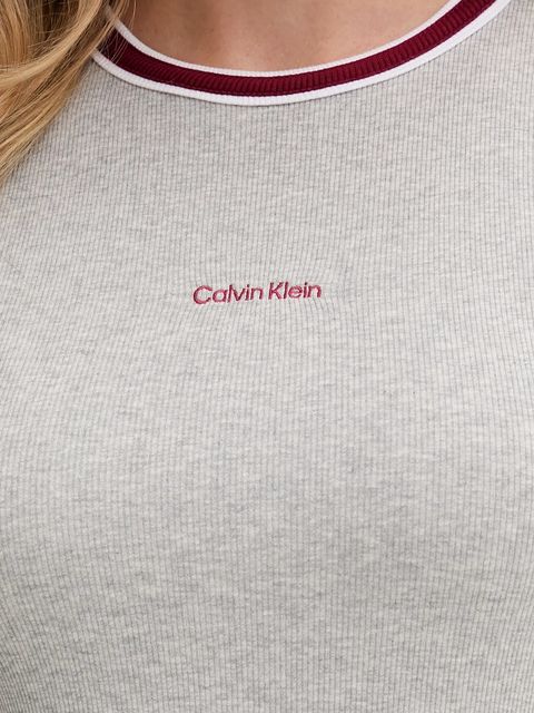 Calvin Klein Jeans sukienka kolor szary mini prosta LV047D202G