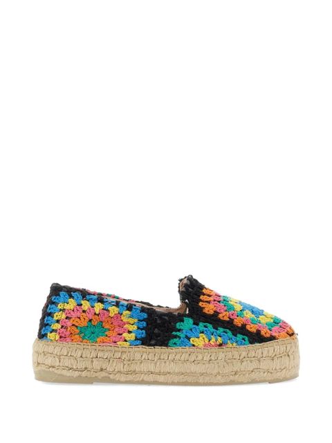 Manebi multicolour crochet espadrilles - Black - zdjęcie produktu nr 1