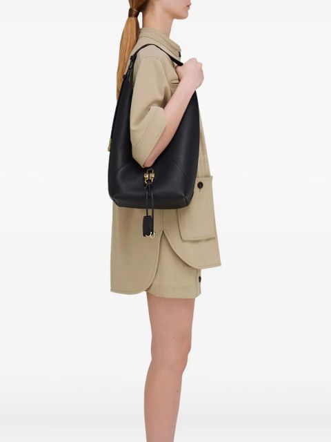 Ferragamo leather hobo shoulder bag - Black - zdjęcie produktu nr 2