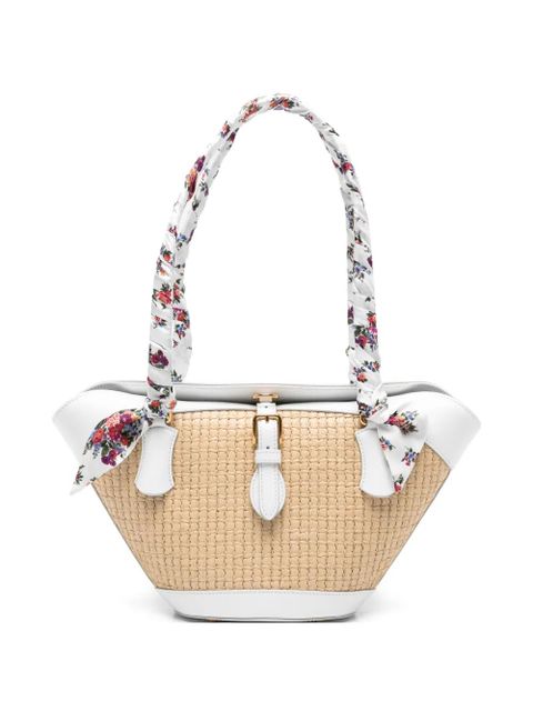 Dolce & Gabbana floral-handle tote bag - Neutrals - zdjęcie produktu nr 1