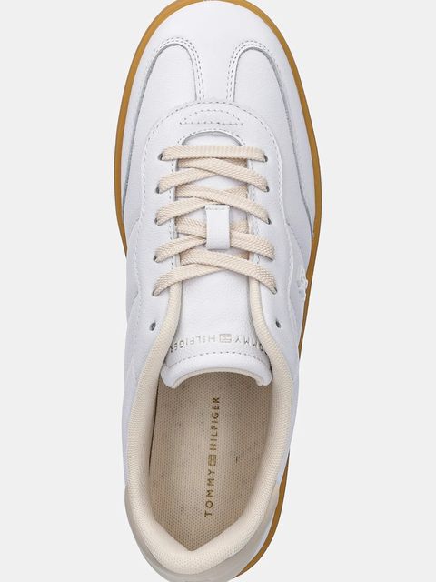 Tommy Hilfiger sneakersy skórzane TH PREMIUM HERITAGE SNEAKER damskie kolor biały FW0FW08755