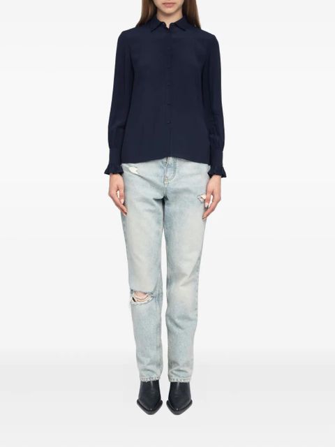 Zadig&Voltaire ruffled-cuff shirt - Blue - zdjęcie produktu nr 2