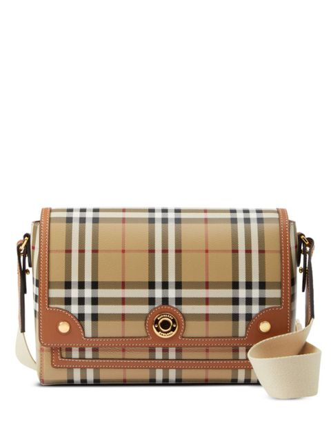 Burberry Note check crossbody bag - Neutrals - zdjęcie produktu nr 1