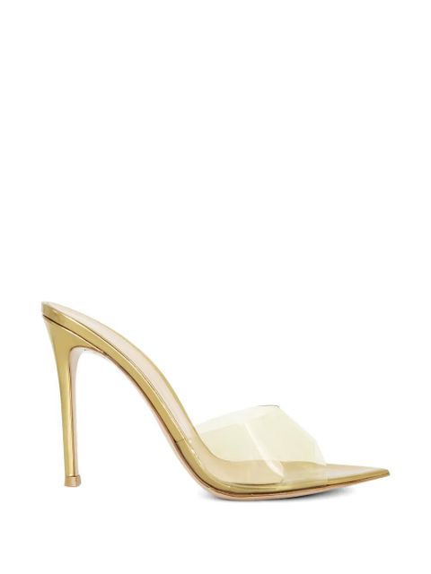 Gianvito Rossi Elle pointed mules - Yellow - zdjęcie produktu nr 1