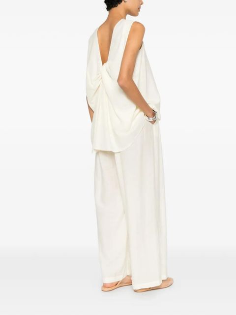 Eleh sleeveless flared blouse - Neutrals - zdjęcie produktu nr 2