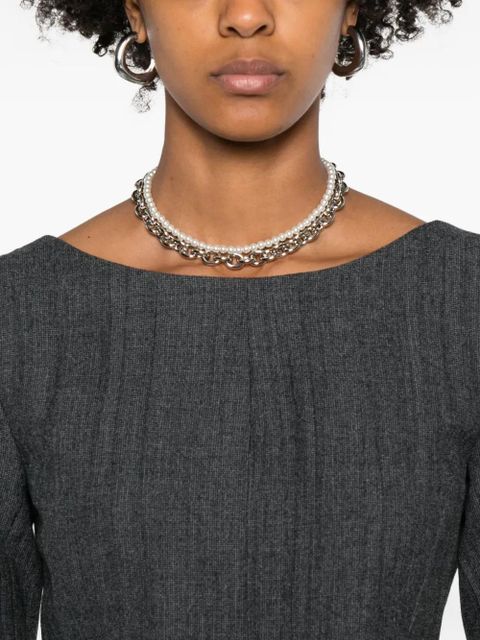 OUR LEGACY Firm mini dress - Grey