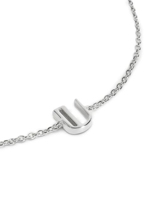 Monica Vinader Initial U chain bracelet - Silver - zdjęcie produktu nr 2