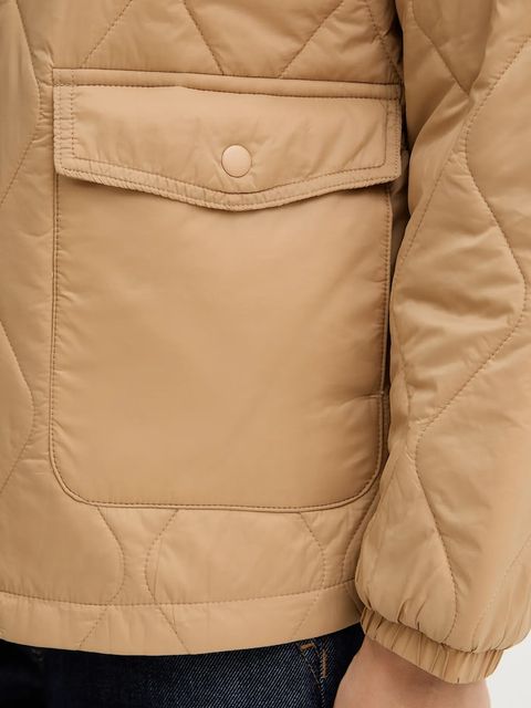 United Colors of Benetton kurtka kolor beżowy przejściowa oversize 2YRYDN080