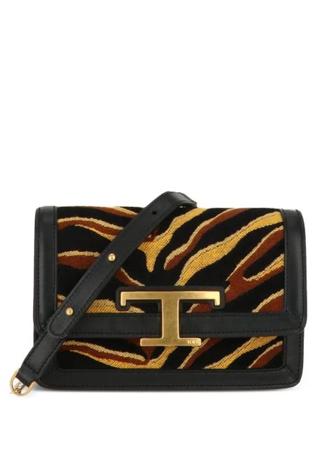 Tod's animal-print shoulder bag - Black - zdjęcie produktu nr 1