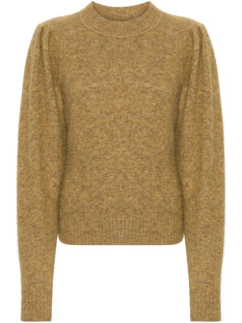 MARANT ÉTOILE Onnie brushed-effect jumper - Yellow - zdjęcie produktu nr 1