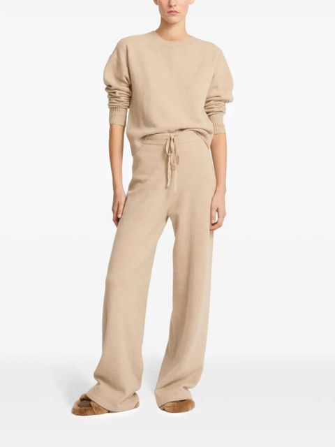 Yves Salomon knitted wide-leg trousers - Neutrals - zdjęcie produktu nr 2