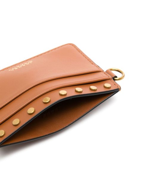 ISABEL MARANT leather card holder - Brown - zdjęcie produktu nr 2