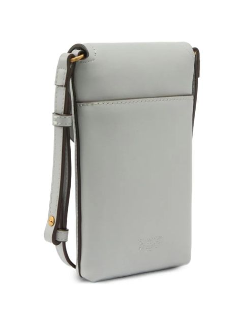 PINKO lettering leather shoulder bag - Grey - zdjęcie produktu nr 2