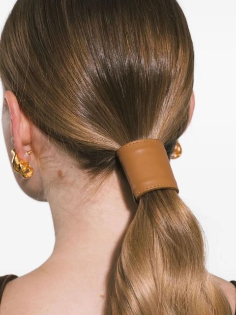 Jennifer Behr leather ponywrap hair accessory - Brown