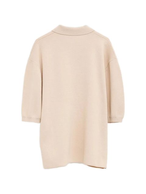 The Frankie Shop Nola polo shirt - Neutrals - zdjęcie produktu nr 2