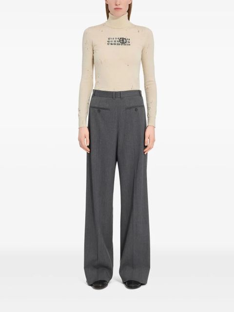 MM6 Maison Margiela high-waisted trousers - Grey
