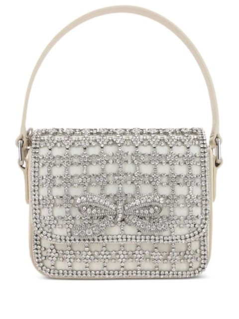 Self-Portrait Crystal mini bag - Neutrals - zdjęcie produktu nr 1