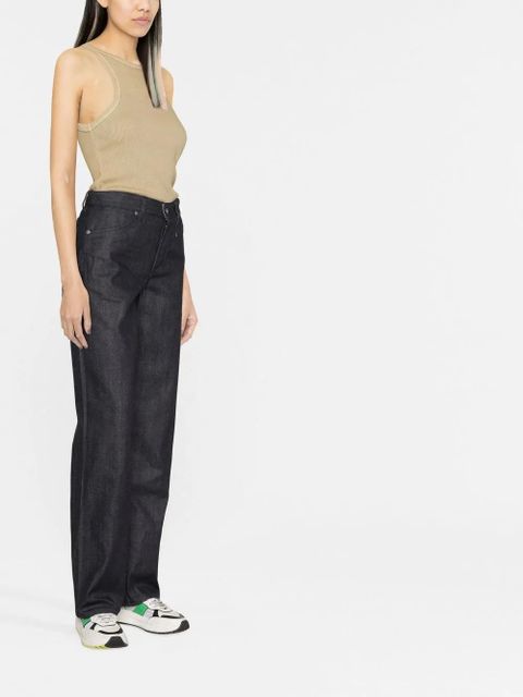 Jil Sander + high-waisted straight-leg jeans - Blue - zdjęcie produktu nr 2