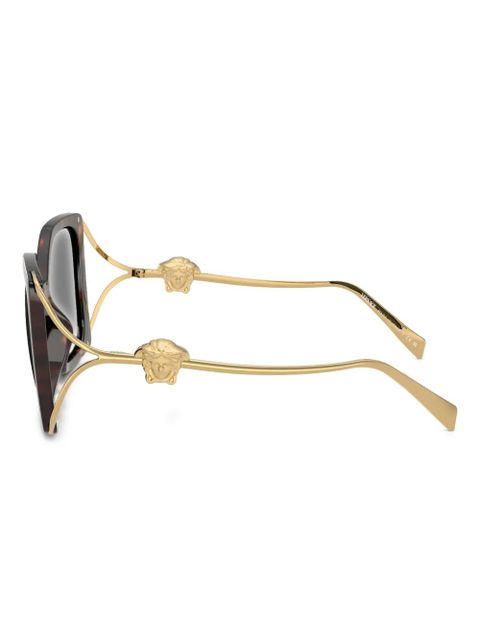 Versace Eyewear butterfly-frame sunglasses - Brown