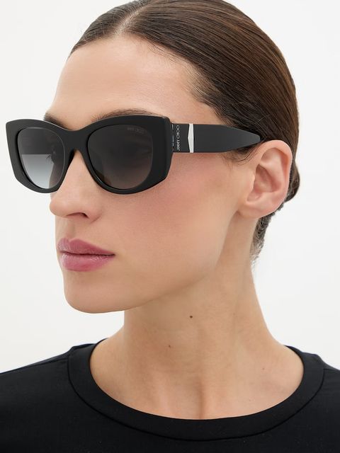 Jimmy Choo okulary przeciwsłoneczne kocie oczy damskie - zdjęcie produktu nr 1