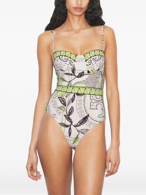 Tory Burch printed swimsuit - Neutrals - zdjęcie produktu nr 2