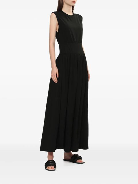 TOTEME sleeveless pleated maxi dress - Black - zdjęcie produktu nr 2