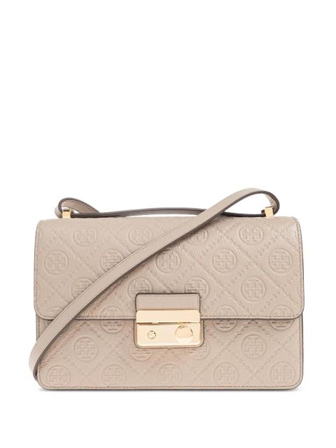 Tory Burch embossed-logo flap bag - 200 - zdjęcie produktu nr 1