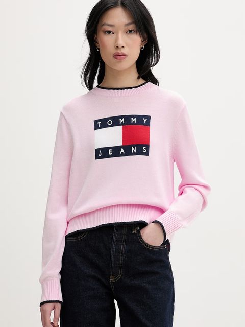Tommy Jeans sweter damski bawełniany - zdjęcie produktu nr 1