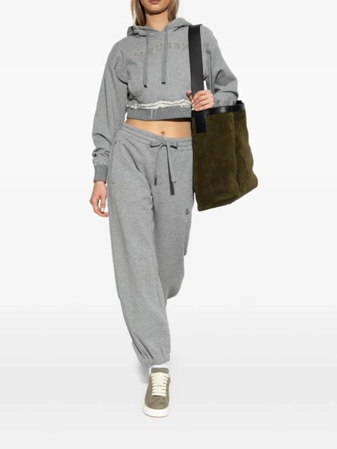 Alexander McQueen logo-embroidered track pants - Grey - zdjęcie produktu nr 2