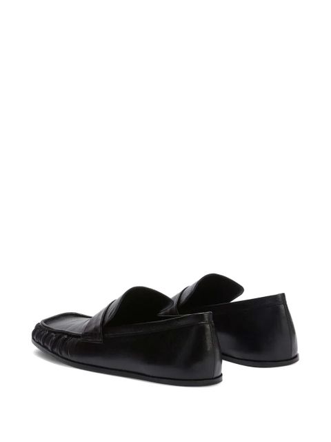 Jil Sander leather loafers - Black