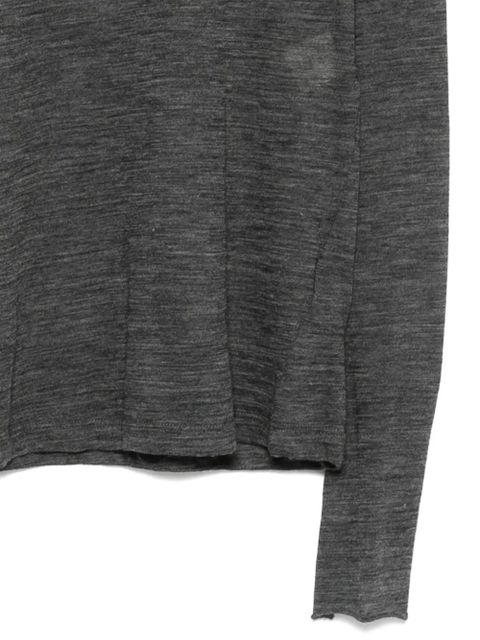 Alysi mock-neck sweater - Grey