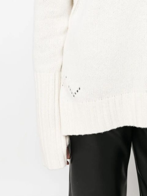 Zadig&Voltaire Malta Amour wool jumper - White - zdjęcie produktu nr 2