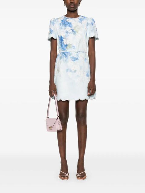 ZIMMERMANN Crush mini dress - Blue