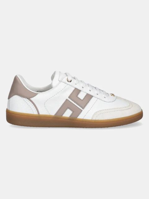 Elisabetta Franchi sneakersy skórzane damskie kolor biały SA50G51E2