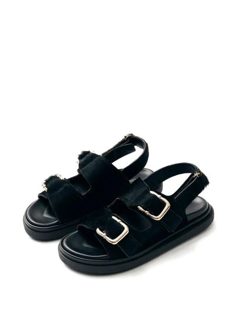 ALOHAS Harper double-buckle sandals - Black