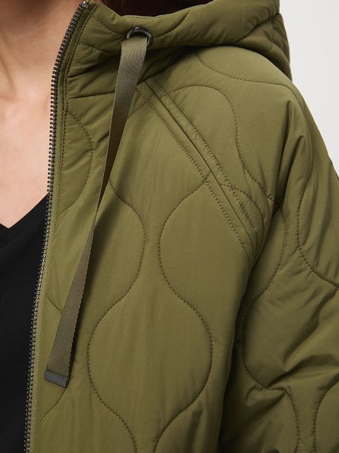 Medicine kurtka damska kolor zielony przejściowa oversize