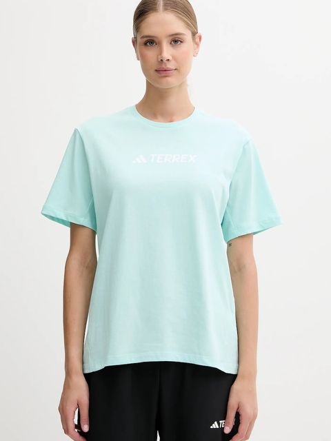 adidas TERREX t-shirt sportowy damski kolor turkusowy JM2816 - zdjęcie produktu nr 1
