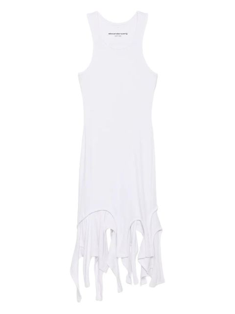 Alexander Wang deconstructed cotton minidress - White - zdjęcie produktu nr 1