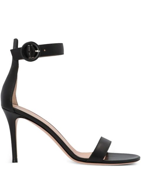 Gianvito Rossi 85mm Portofino sandals - Black - zdjęcie produktu nr 1