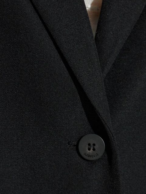 Jacquemus single-breasted wool blazer - Black